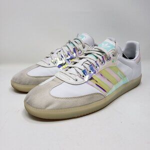 Adidas Samba Iridescent White Sneakers Mens Size 11.5